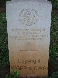 Dar Es Salaam War Cemetery - Howes, A W